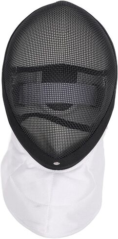 Fencing Mask, Carbon Steel Mesh Full Face Cover Protective Headgear for Training, Clear, Breathable AntiStab Design for Serious Fencers (XS) in Kuwait