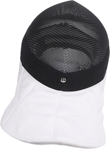 Fencing Mask, Carbon Steel Mesh Full Face Cover Guard for Training, High Strength Stab Proof Protective Headgear with Removable Lining for Fencers (L) in Kuwait