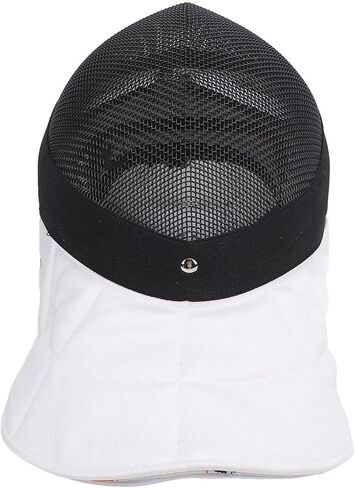 Fencing Mask, Carbon Steel Mesh Full Face Cover Guard for Training, High Strength Stab Proof Protective Headgear with Removable Lining for Fencers (L) in Kuwait