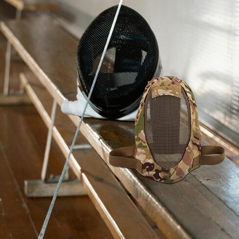 شبكة فولاذية كاملة للمبارزة وألعاب الحرب، معدات حماية شبكية فولاذية قابلة للتنفس، أمان تغطية كاملة للقتال في الهواء الطلق والرياضة in Kuwait