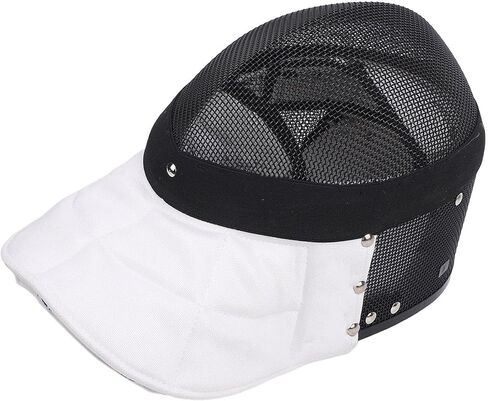 Fencing Mask, Carbon Steel Mesh Full Face Cover Guard for Training, High Strength Stab Proof Protective Headgear with Removable Lining for Fencers (XS) in Kuwait