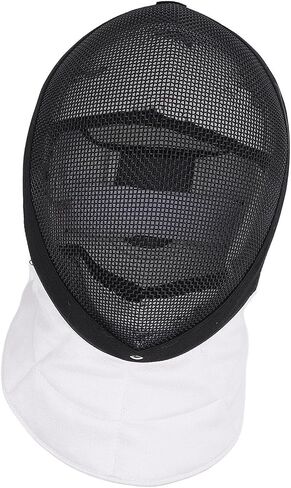 Fencing Mask, Carbon Steel Mesh Full Face Cover Guard for Training, High Strength Stab Proof Protective Headgear with Removable Lining for Fencers (XS) in Kuwait