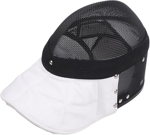 Fencing Mask, Carbon Steel Mesh Full Face Cover Guard for Training, High Strength Stab Proof Protective Headgear with Removable Lining for Fencers (XS) in Kuwait