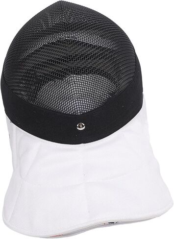 Fencing Mask, Carbon Steel Mesh Full Face Cover Guard for Training, High Strength Stab Proof Protective Headgear with Removable Lining for Fencers (XL) in Kuwait