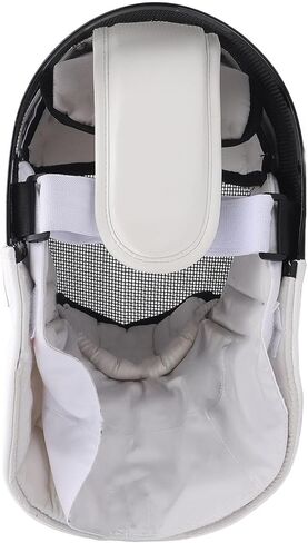 Fencing Mask, Carbon Steel Mesh Full Face Cover Guard for Training, High Strength Stab Proof Protective Headgear with Removable Lining for Fencers (XL) in Kuwait