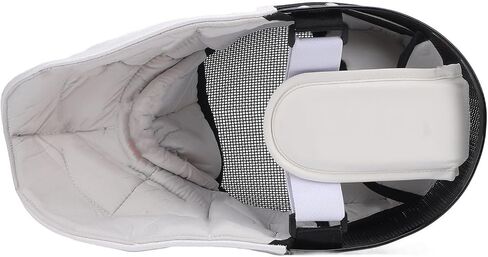 Fencing Mask, Carbon Steel Mesh Full Face Cover Protective Headgear for Training, Clear, Breathable AntiStab Design for Serious Fencers (S) in Kuwait