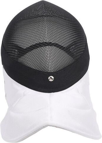 Fencing Mask, Carbon Steel Mesh Full Face Cover Protective Headgear for Training, Clear, Breathable AntiStab Design for Serious Fencers in Kuwait