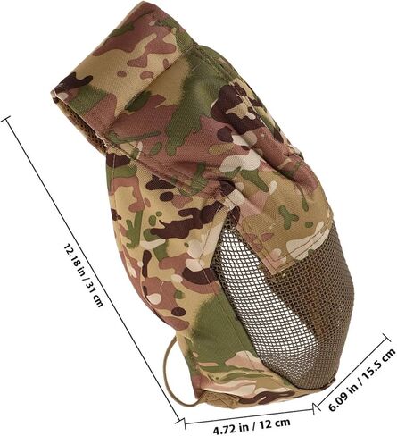 Full Fencing Mesh Steel Protective Cover Breathable Safety Gear for Games and Training in Kuwait