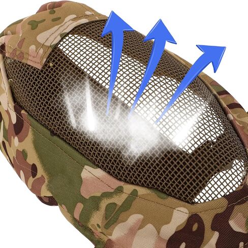 Full Fencing Mesh Steel Protective Cover Breathable Safety Gear for Games and Training in Kuwait