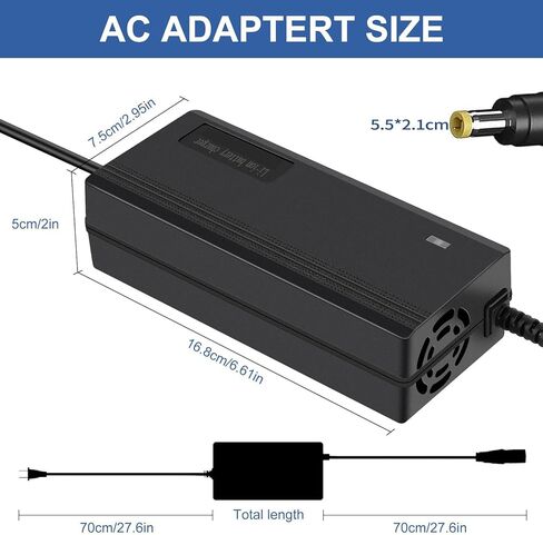 54.6 فولت 3A شاحن سريع سريع لبطارية ليثيوم 48 فولت DC5.5MM وصلة مرفاع 3-الشق موصل مضمن و 3pin XLR التوصيل in Saudi Arabia
