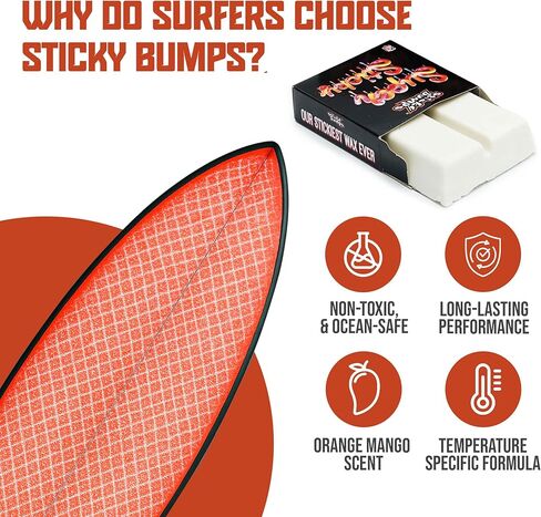 Sticky Bumps Super Sticky Surf Wax, 3 Pack Warm/Trop in Kuwait