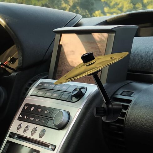 Car Drum Cymbal Air Vent, Golden Car Symbol Drum For Drummers & Music Lovers,Suitable For All Types Of Vehicles (1) in Kuwait