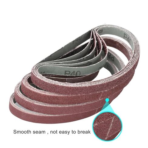 20pcs Sanding Belts Sandpaper 457x13mm Sander Belt Abrasive Screen Band Angle Grinder Power Tool for Wood Metal Polishing in Kuwait
