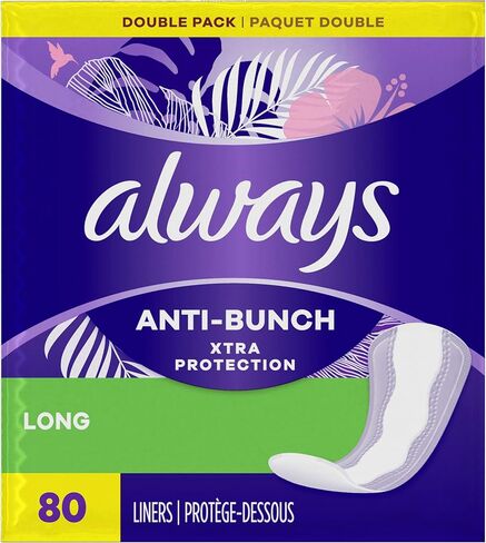 Always Liners 80 Ct Long in Saudi Arabia