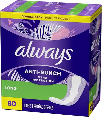 Always Liners 80 Ct Long in Saudi Arabia
