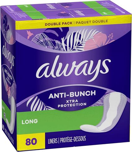 Always Liners 80 Ct Long in Saudi Arabia