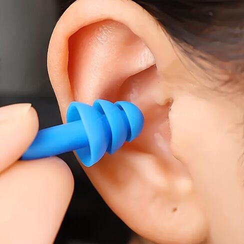 Individually Packaged Swimming Earplugs, Soft Waterproof for Swimming & Studying, Assorted Colors Value Pack for Adults & Kids in Saudi Arabia
