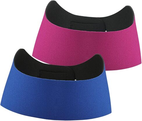 Swim Ear Headbands 2 Pack Adjustable Neoprene Ear Protection Straps for Swimming Bathing Showering Lightweight Waterproof Covers for Swimmers in Saudi Arabia