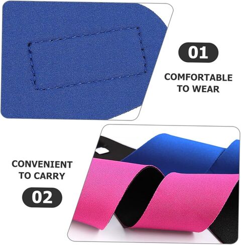 Swim Ear Headbands 2 Pack Adjustable Neoprene Ear Protection Straps for Swimming Bathing Showering Lightweight Waterproof Covers for Swimmers in Saudi Arabia