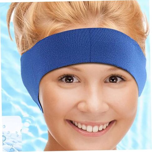 Swim Ear Headbands 2 Pack Adjustable Neoprene Ear Protection Straps for Swimming Bathing Showering Lightweight Waterproof Covers for Swimmers in Saudi Arabia