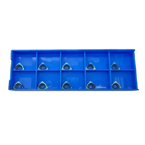 10PCS Indexable WCMX040208 Carbide U Drill Turning Insert WCMX Blade Lathe Tools Turning Tools for Lathe Suitable for Processing Both Steel Stainless Steel (WCMX040208 Nano Blue) in Saudi Arabia