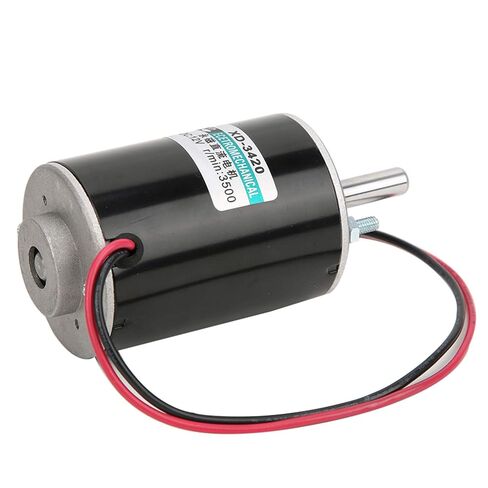 High Speed Permanent Magnet DC Electric Motor Ball Bearing for Cotton Candy Machine Safe to Use 12/24V 30W CWCCW for Mechanical Equipment (24V6000 RPM) in Kuwait