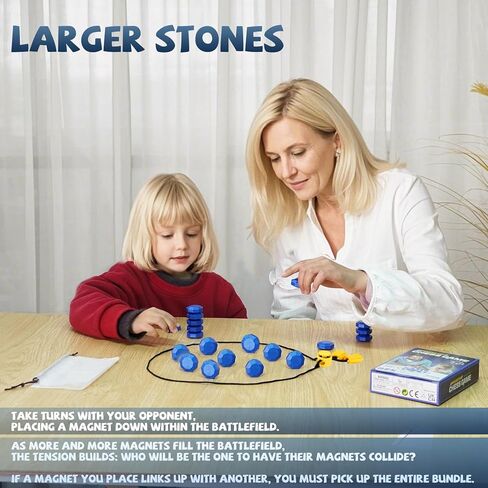 Magnetic Chess Game, Magnet Game with String, Party Travel Desktop Magnetic Strategy Game, Family Games Educational Games for Kids and Adults in Kuwait