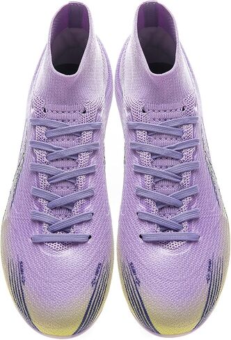 SAIBI Adult FG Long Stud Soccer Cleats High-Top Breathable Mesh Natural Grass Professional Match Training Shoes in Saudi Arabia