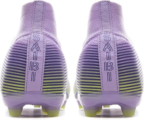 SAIBI Adult FG Long Stud Soccer Cleats High-Top Breathable Mesh Natural Grass Professional Match Training Shoes in Saudi Arabia