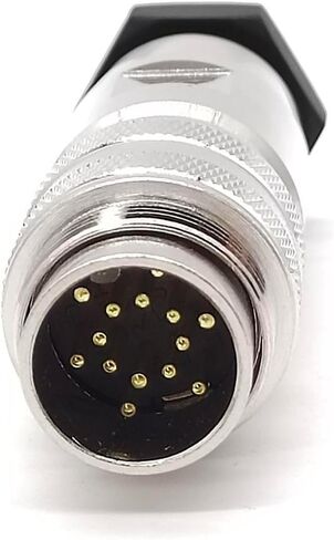 إشارة الموصل الصناعي M16 14 دبوس مستقيم كابل ذكر مقاوم للماء التوصيل غير درع in Kuwait