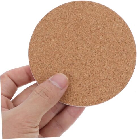 50pcs Self Adhesive Cork Tiles Round Cork Circles for Coasters for Boys and Girls Crafts DIY Projects in Kuwait