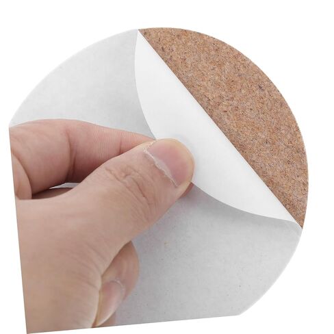 Homoyoyo 50pcs High Density Cork Coasters Self-Adhesive Cork Tiles for Wall Decor DIY Sheets for School Projects in Kuwait