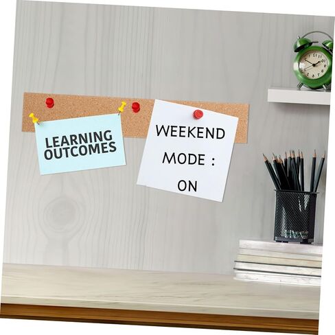 3pcs Thick Cork Board Strips for Walls Adhesive Cork Strips Strong Adhesive Backing Office Bulletin Board Decorations Wall for Memo in Kuwait