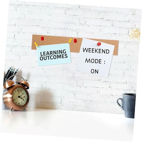 3pcs Thick Cork Board Strips for Walls Adhesive Cork Strips Strong Adhesive Backing Office Bulletin Board Decorations Wall for Memo in Kuwait