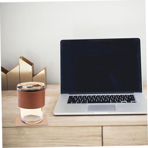 OUNONA 50pcs Self-adhesive Cork Sheets for Diy Crafts Versatile Cork Pads for Coasters Photo Frames School Projects Soft Odorless High-temperature Resistant Material in Kuwait