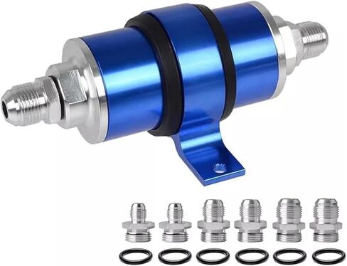 30 micron aluminum alloy inline filter holder AN6/AN8/AN10 reusable in Saudi Arabia