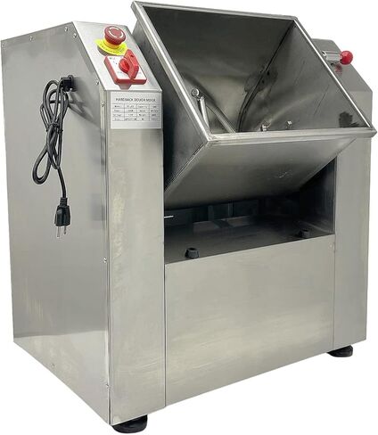 25KG/50QT Commercial Dough Mixer Machine, 110V 2200W Stainless Steel Electric Flour Kneading Mixing Machine, Vegetable Meat Blender, Rotary Bowl, for Kitchen and Restaurant in Kuwait