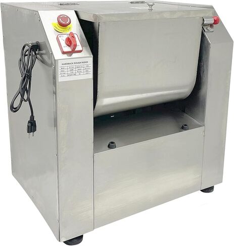 25KG/50QT Commercial Dough Mixer Machine, 110V 2200W Stainless Steel Electric Flour Kneading Mixing Machine, Vegetable Meat Blender, Rotary Bowl, for Kitchen and Restaurant in Kuwait