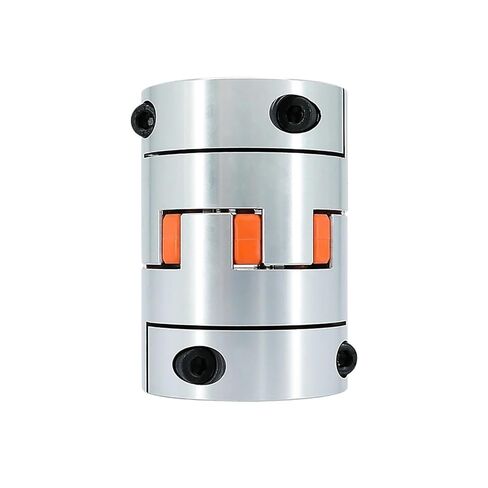1PC Four Jaws Aluminum Plum Flexible Coupling Motor Shaft Connector Inner Dia 14-38mm for Large CNC Ballscrew Coupler Router(18mm to 25mm) in Kuwait