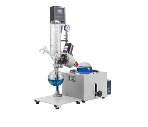 110V Laboratory Rotary Evaporator 2L Vacuum Distillation System wtih120mm Lift for Essential Oils & Lab,Precise Temperature Control in Saudi Arabia