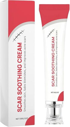 كريم مهدئ للندبات وكريم تنعيم للندبات - عناية لطيفة للبشرة الحساسة، يساعد على تحسين مظهر الندبات، ويقلل الاحمرار، تركيبة خفيفة الوزن وغير دهنية in Kuwait