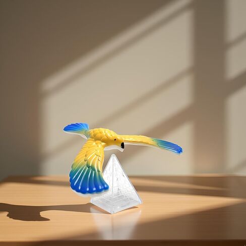 Balancing Eagle, Balancing Bird Balance Eagle Wingspan with Pyramid Stands, Balancing Bird for Finger, Balance Eagle Physics and Science Ornament, Bird Balance Finger Ornament for Party in Saudi Arabia