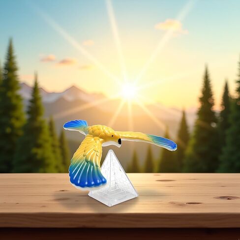 Balancing Eagle, Balancing Bird Balance Eagle Wingspan with Pyramid Stands, Balancing Bird for Finger, Balance Eagle Physics and Science Ornament, Bird Balance Finger Ornament for Party in Saudi Arabia