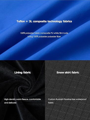 Fashion Ski Suit Set for Men's and Women's Waterproof Single Board Double Board 2024 New Professional in Saudi Arabia
