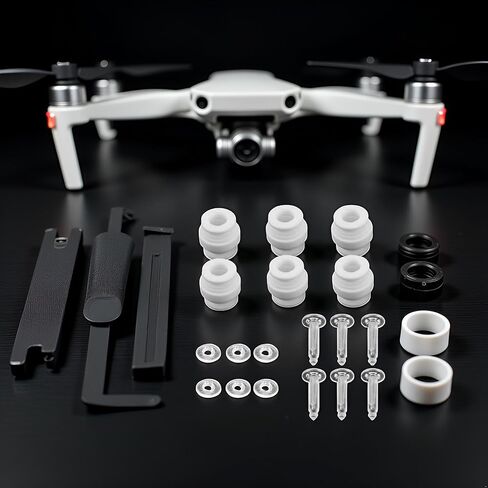 A Set Shock Absorption Damping Rubber Balls + Anti-drop Bumper Pins Kit for DJI Phantom 3 Standard Professional Advanced, Cushion Repair Spare Parts, Drone Accessories Quadcopters and Accessories in Kuwait