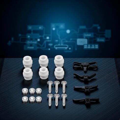 A Set Shock Absorption Damping Rubber Balls + Anti-drop Bumper Pins Kit for DJI Phantom 3 Standard Professional Advanced, Cushion Repair Spare Parts, Drone Accessories Quadcopters and Accessories in Kuwait