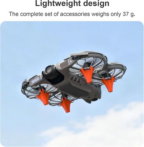 Protector for DJI Neo2, 3D Printing Anti-Collision Prop Bumper Protective Cover Ring Impact Protectors Height Increase for DJI NEO 2 Drone Landing Gear Accessories (Orange-Can Use Transmission Module) in Kuwait