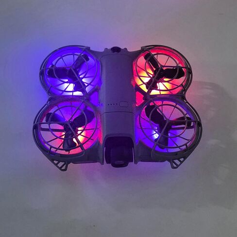 4PCS Drone Strobe Lights Quick Flashing LED Navigation Light Kit for DJI Neo, Neo 2, Mini 5 Pro, Avata 2, Air 3S & Other RC Drone Accessories Anti Collision Lights in Saudi Arabia