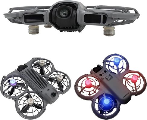 4PCS Drone Strobe Lights Quick Flashing LED Navigation Light Kit for DJI Neo, Neo 2, Mini 5 Pro, Avata 2, Air 3S & Other RC Drone Accessories Anti Collision Lights in Saudi Arabia