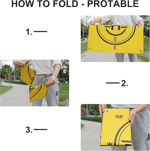 CQT Drone Landing Pad,Universal Waterproof Portable Nighttime Reflective Weighted Landing Apron for DJI Avata 360 Mini 5 4 3 Pro NEO 2,Mavic 4 pro/2/3 Pro,Air 3S 2S RC Quadcopters (21.65inch(55cm)) in Kuwait